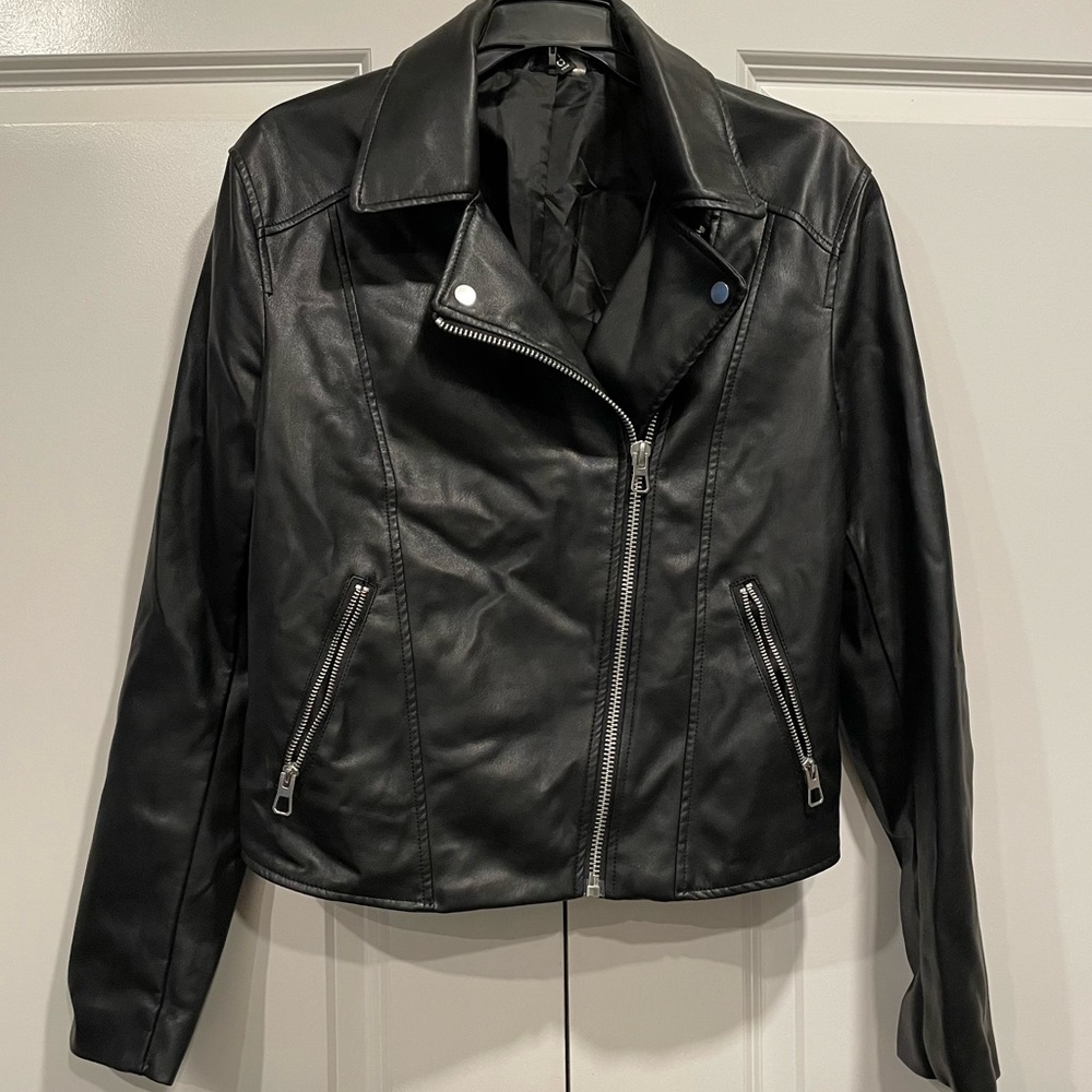 Faux Leather Jacket